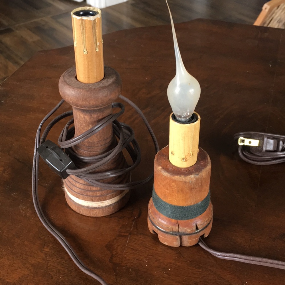 2 Rustic Candle Lights